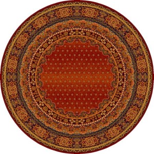 DYWAN DYWILAN POLONIA BARON BURGUND 2 KOŁO 135x135