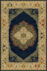 DYWAN DYWILAN POLONIA PALAZZO VELVET BLUE 170X235
