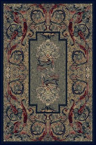 DYWAN DYWILAN POLONIA MOZAIKA NAVY 200x300