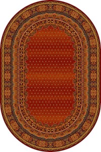 DYWAN DYWILAN POLONIA BARON BURGUND 2 OWAL 200x300